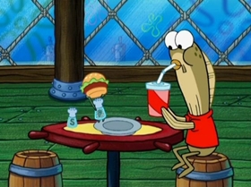 Screenshots from the 2009 United Plankton Pictures cartoon Goo Goo Gas