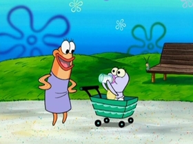 Screenshots from the 2009 United Plankton Pictures cartoon Goo Goo Gas