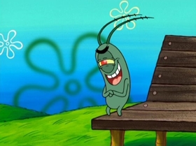 Screenshots from the 2009 United Plankton Pictures cartoon Goo Goo Gas