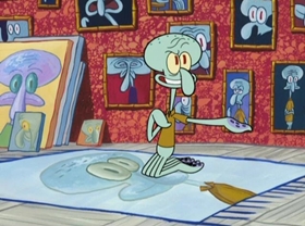 Screenshots from the 2009 United Plankton Pictures cartoon Squid