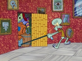 Screenshots from the 2009 United Plankton Pictures cartoon Squid