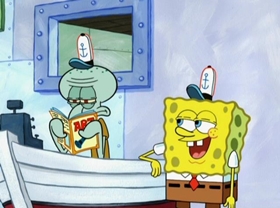 Screenshots from the 2009 United Plankton Pictures cartoon Squid