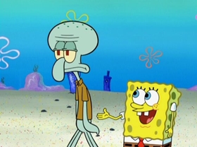 Screenshots from the 2009 United Plankton Pictures cartoon Squid