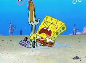 Screenshots from the 2009 United Plankton Pictures cartoon Squid