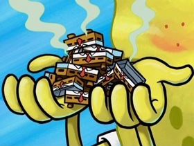 Screenshots from the 2009 United Plankton Pictures cartoon To SquarePants or Not to SquarePants