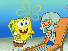 Screenshots from the 2009 United Plankton Pictures cartoon To SquarePants or Not to SquarePants