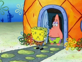 Screenshots from the 2009 United Plankton Pictures cartoon To SquarePants or Not to SquarePants