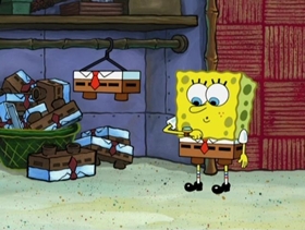 Screenshots from the 2009 United Plankton Pictures cartoon To SquarePants or Not to SquarePants