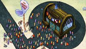 Screenshots from the 2009 United Plankton Pictures cartoon Truth or Square