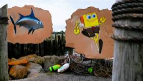 Screenshots from the 2009 United Plankton Pictures cartoon Truth or Square