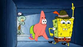 Screenshots from the 2009 United Plankton Pictures cartoon Truth or Square