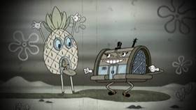 Screenshots from the 2009 United Plankton Pictures cartoon Truth or Square