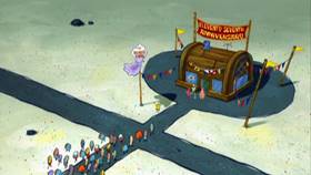 Screenshots from the 2009 United Plankton Pictures cartoon Truth or Square