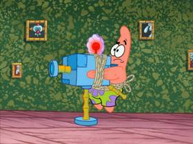 Screenshots from the 2009 United Plankton Pictures cartoon Tentacle-Vision