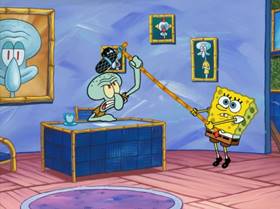 Screenshots from the 2009 United Plankton Pictures cartoon Tentacle-Vision