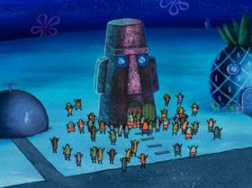 Screenshots from the 2009 United Plankton Pictures cartoon Tentacle-Vision