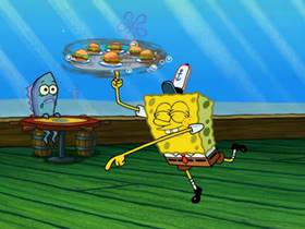 Screenshots from the 2009 United Plankton Pictures cartoon I ? Dancing