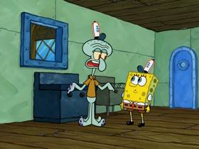 Screenshots from the 2009 United Plankton Pictures cartoon I ? Dancing