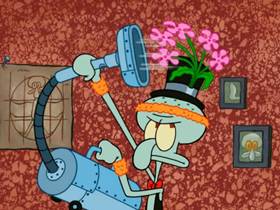 Screenshots from the 2009 United Plankton Pictures cartoon I ? Dancing