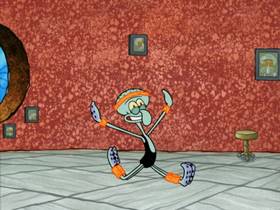 Screenshots from the 2009 United Plankton Pictures cartoon I ? Dancing
