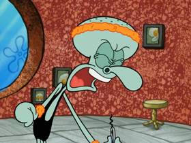 Screenshots from the 2009 United Plankton Pictures cartoon I ? Dancing