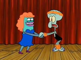 Screenshots from the 2009 United Plankton Pictures cartoon I ? Dancing