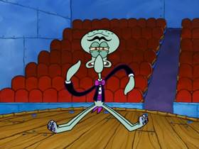 Screenshots from the 2009 United Plankton Pictures cartoon I ? Dancing