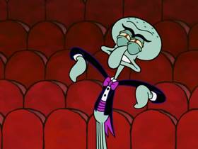 Screenshots from the 2009 United Plankton Pictures cartoon I ? Dancing