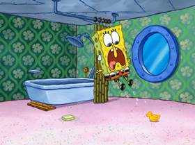 Screenshots from the 2009 United Plankton Pictures cartoon Stuck in the Wringer