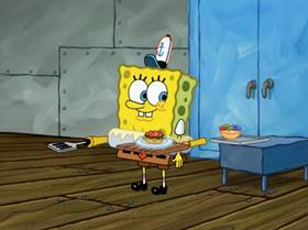 Screenshots from the 2009 United Plankton Pictures cartoon Stuck in the Wringer