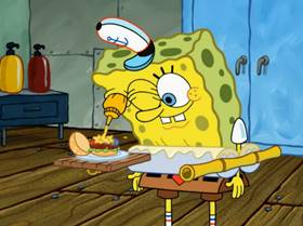 Screenshots from the 2009 United Plankton Pictures cartoon Stuck in the Wringer