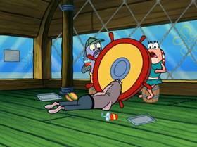 Screenshots from the 2009 United Plankton Pictures cartoon Stuck in the Wringer