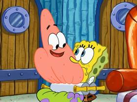 Screenshots from the 2009 United Plankton Pictures cartoon Stuck in the Wringer