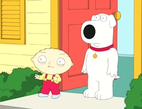 Screenshots from the 2009 Fuzzy Door Productions cartoon Road to the Multiverse