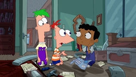 Screenshots from the 2009 Disney Television Animation cartoon Unfair Science Fair