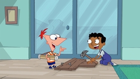 Screenshots from the 2009 Disney Television Animation cartoon Unfair Science Fair