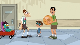 Screenshots from the 2009 Disney Television Animation cartoon Unfair Science Fair