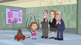 Screenshots from the 2009 Disney Television Animation cartoon Unfair Science Fair