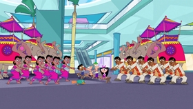 Screenshots from the 2009 Disney Television Animation cartoon Unfair Science Fair