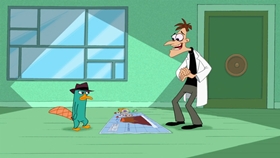 Screenshots from the 2009 Disney Television Animation cartoon Unfair Science Fair Redux