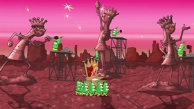 Screenshots from the 2009 Disney Television Animation cartoon Unfair Science Fair Redux