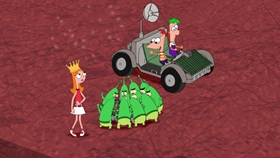 Screenshots from the 2009 Disney Television Animation cartoon Unfair Science Fair Redux