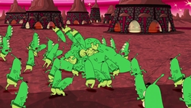 Screenshots from the 2009 Disney Television Animation cartoon Unfair Science Fair Redux