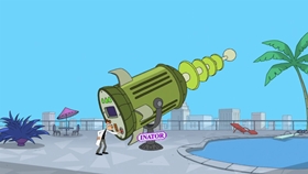 Screenshots from the 2009 Disney Television Animation cartoon Unfair Science Fair Redux