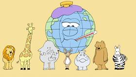 Screenshots from the 2009 Focus Design, Inc. cartoon Report from the North Pole