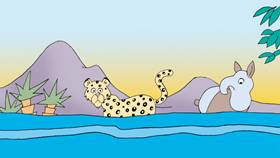 Screenshots from the 2009 Focus Design, Inc. cartoon Report from the North Pole