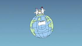 Screenshots from the 2009 Focus Design, Inc. cartoon Report from the North Pole