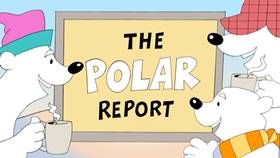 Screenshots from the 2009 Focus Design, Inc. cartoon Report from the North Pole