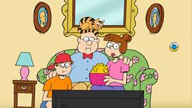 Screenshots from the 2009 Focus Design, Inc. cartoon The Little Things We Do