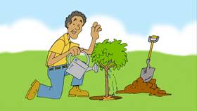 Screenshots from the 2009 Focus Design, Inc. cartoon The Little Things We Do